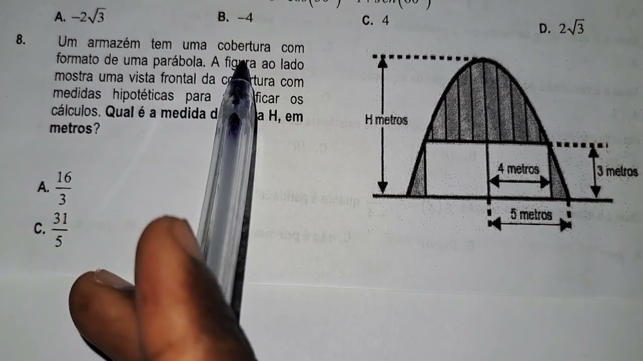 Resolução de exame de admissão de Matemática UP 2024 exercícios de 1 a 40