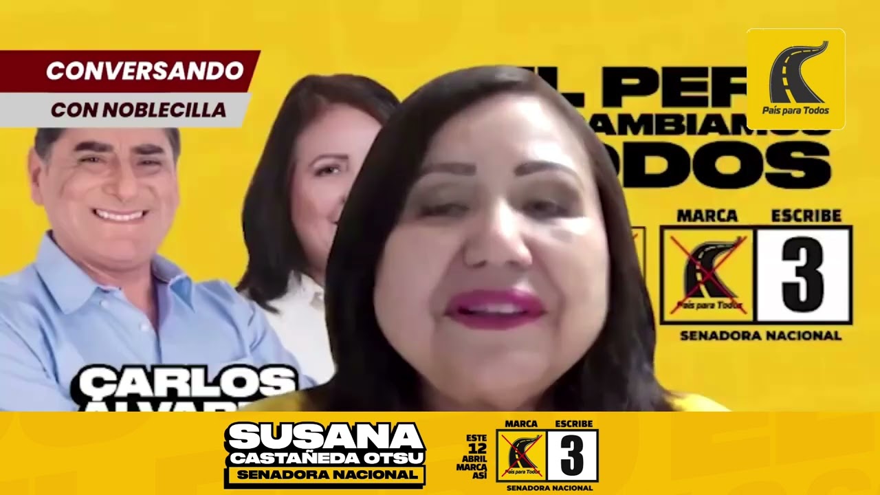 RUMBO AL SENADO: Entrevista a Susana Castañeda en Conversando con Noblecilla.
