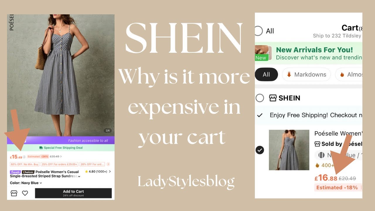 What the f*** SHEIN. Why is the price different when you add something to your basket?