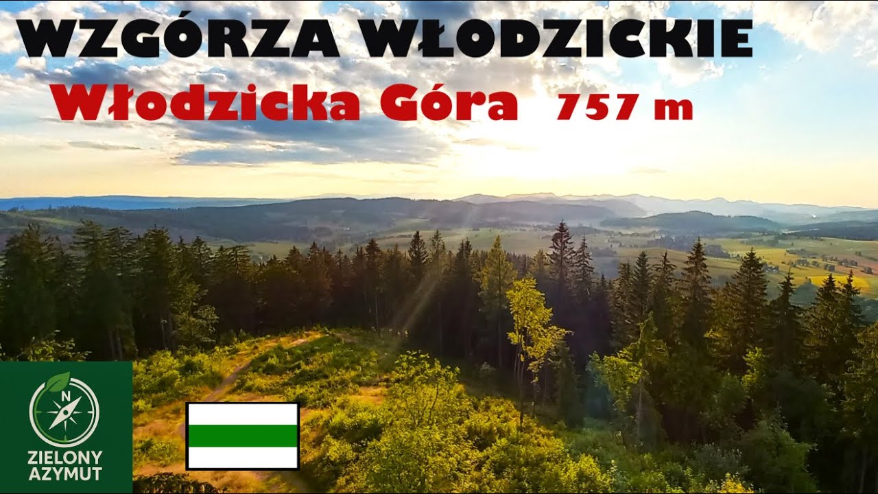 WZGÓRZA WŁODZICKIE Góra Włodzicka 757 m  SUDETY Świerki
