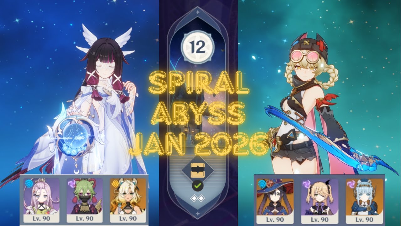 Columbina & Jahoda Lunar Charged versus Spiral Abyss Luna IV (January 2026)