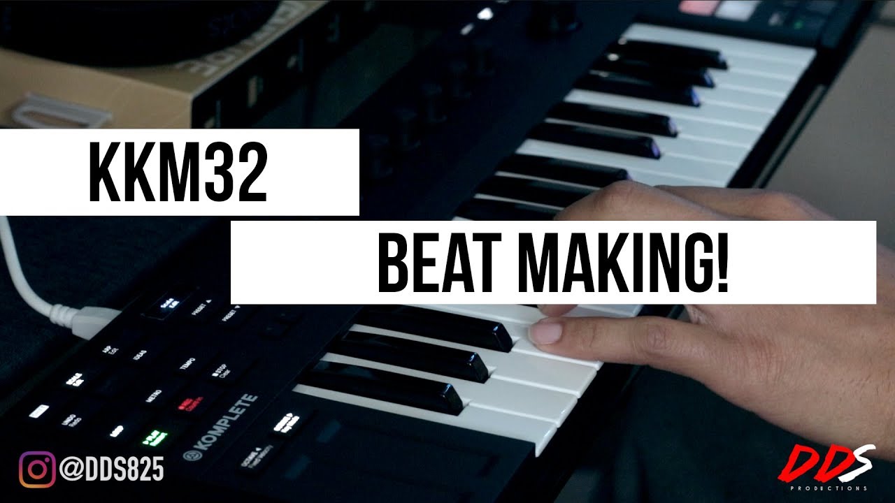 Komplete Kontrol M32 Beat Making! Making A Beat Only Using M32