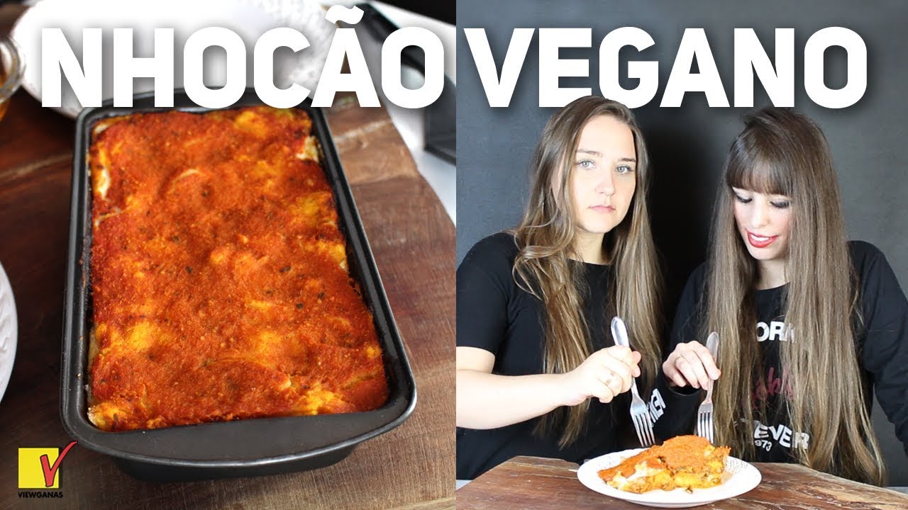 NHOCÃO VEGANO | NHOQUE PARA QUEM NÃO TEM TEMPO | VIEWGANAS