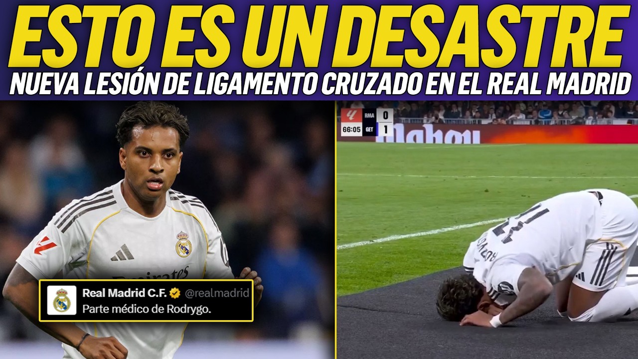 💥ÚLTIMA HORA: SE CONFIRMA LA LESIÓN DE GRAVEDAD DE RODRYGO