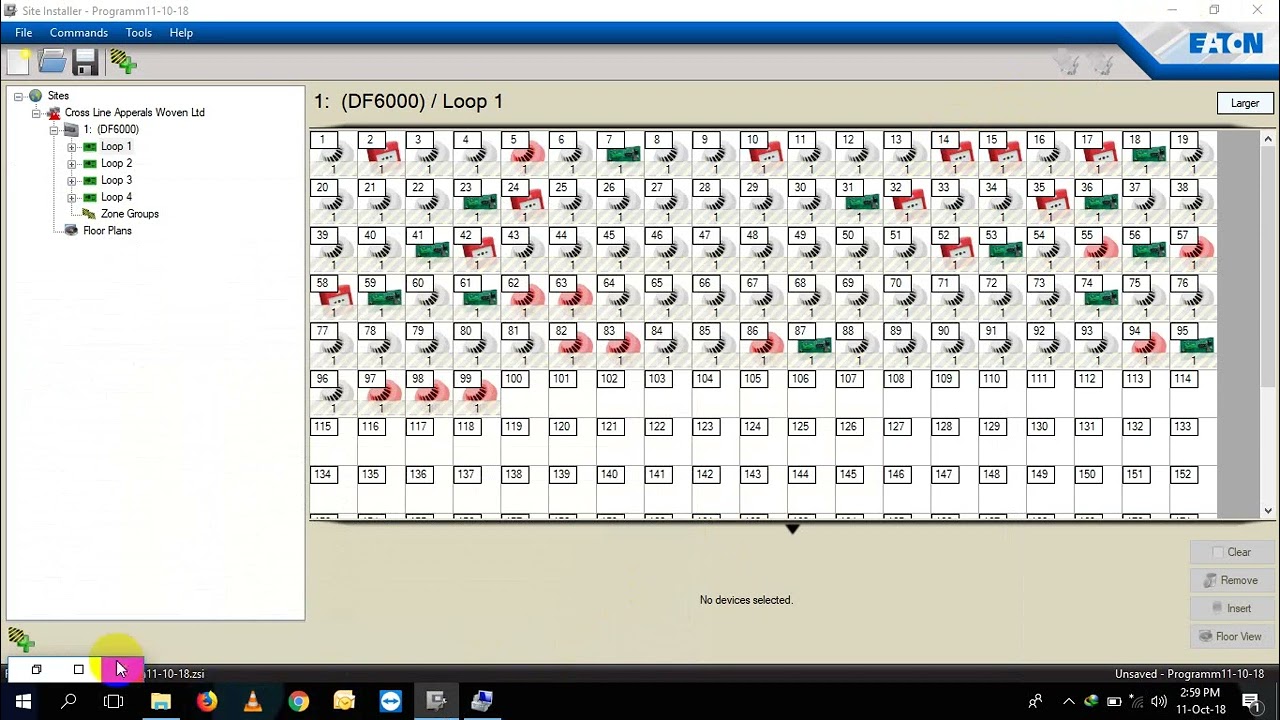 How To Configure cooper Detection System Software Cooper Fire Panel ULCF3000 & ULCF3000RM