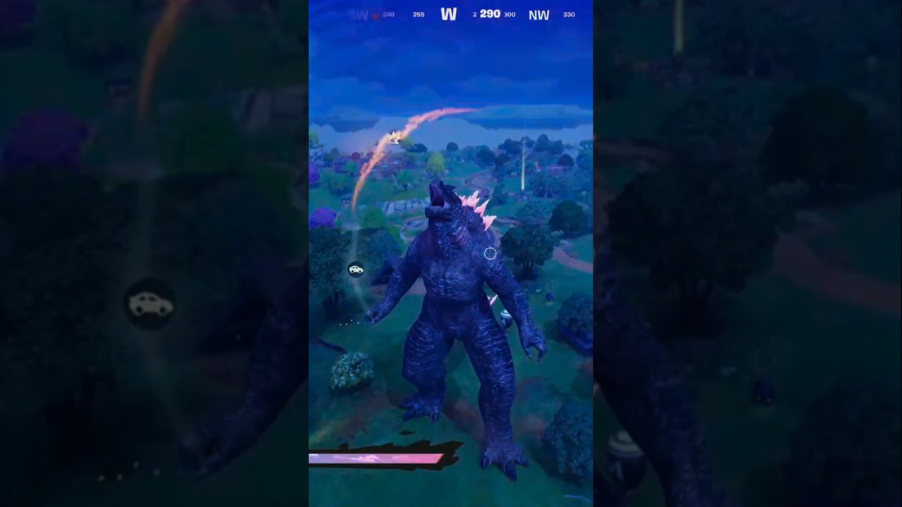 Playing as Godzilla in Fortnite is AWESOME!!!