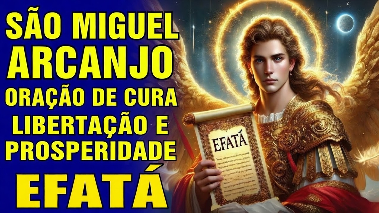 SÃO MIGUEL ARCANJO: ORAÇÃO DE CURA, LIBERTAÇÃO E PROSPERIDADE ✨ EFATÁ