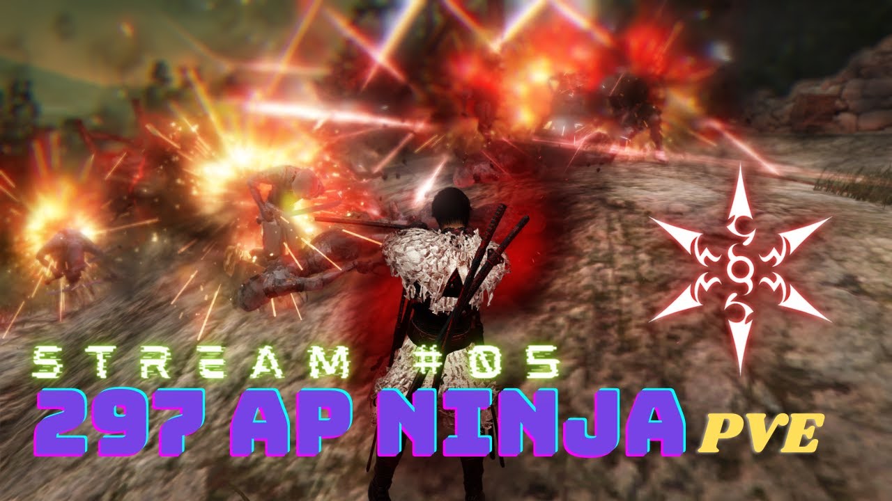 Elvia Realm Grind - 297 AP Awakening Ninja #05 | Black Desert Online |