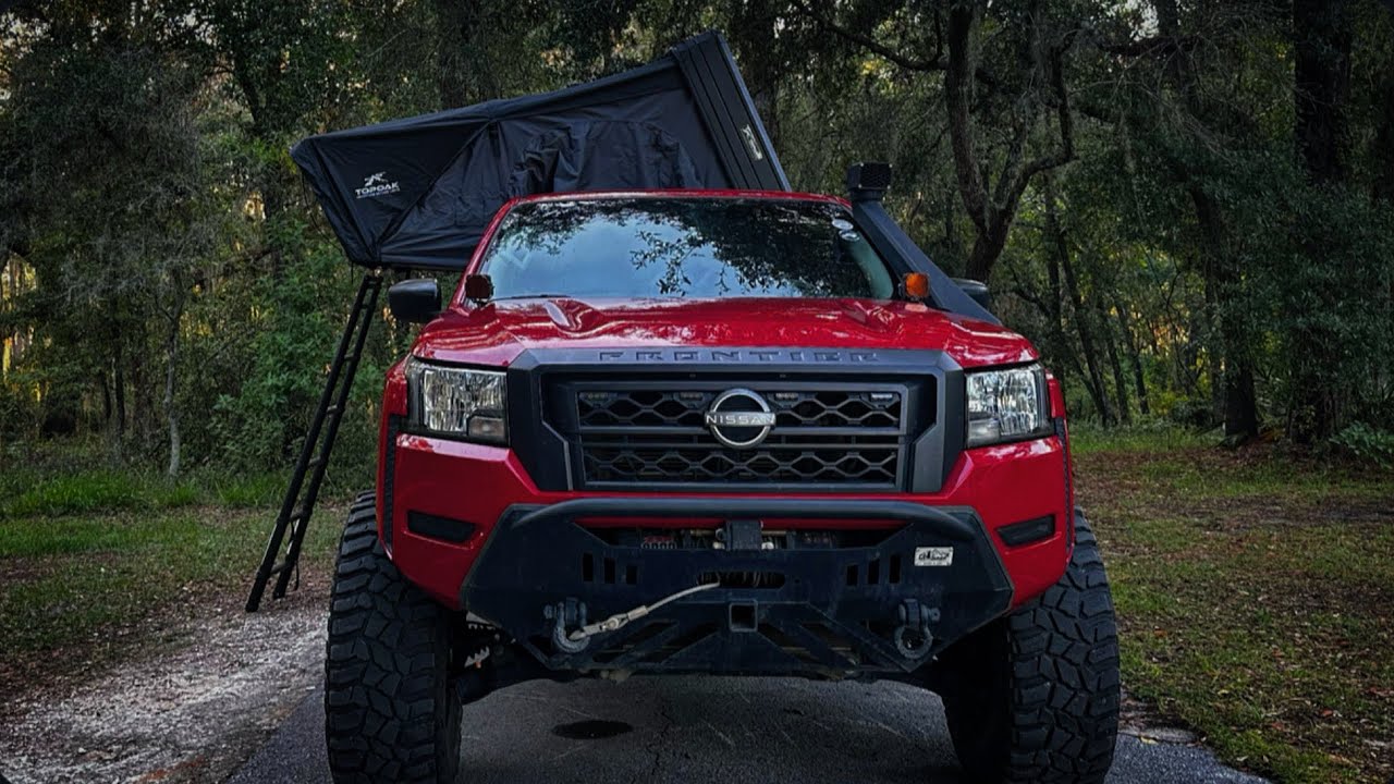 First night in one of the BEST PRICED rooftop tents. Topoak Overland Vision L