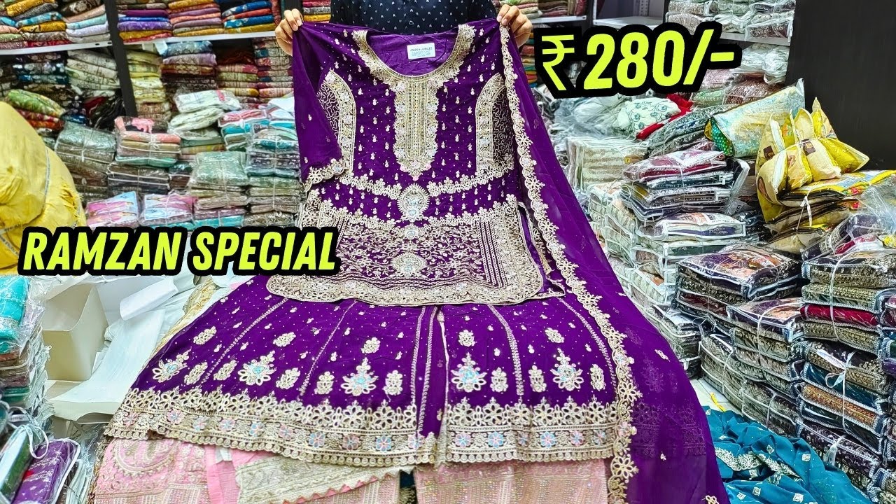 ₹280 Me Fancy Suits 🌙 Ramzan Special Hyderabad Wholesale Dress Material