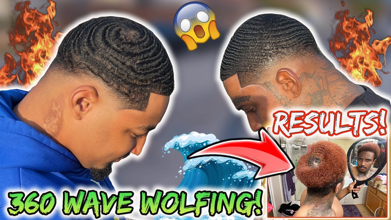OMG I CUT OFF THE 360 WAVE WOLF!!! IT PAID OFF DROP FADE HAIRCUT RESULTS IS KRAZY!!!