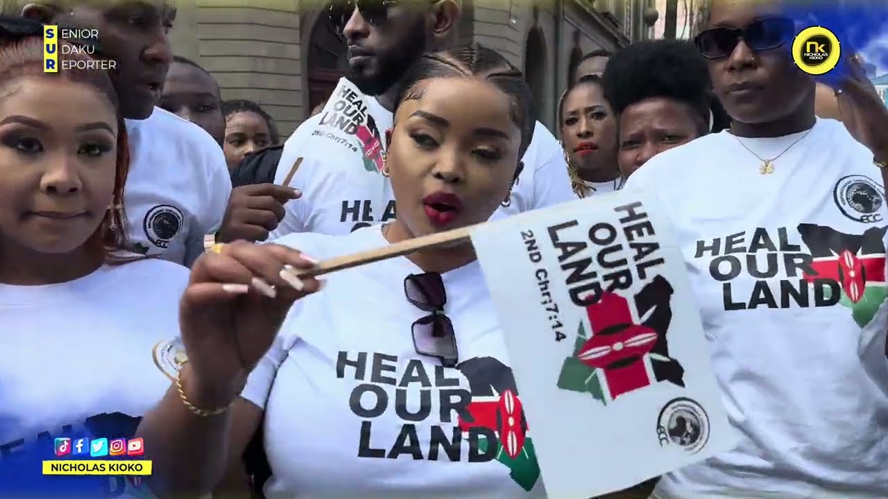 Rev Lucy Natasha Protests & Prays For Kenya - Congratulates Gen Z