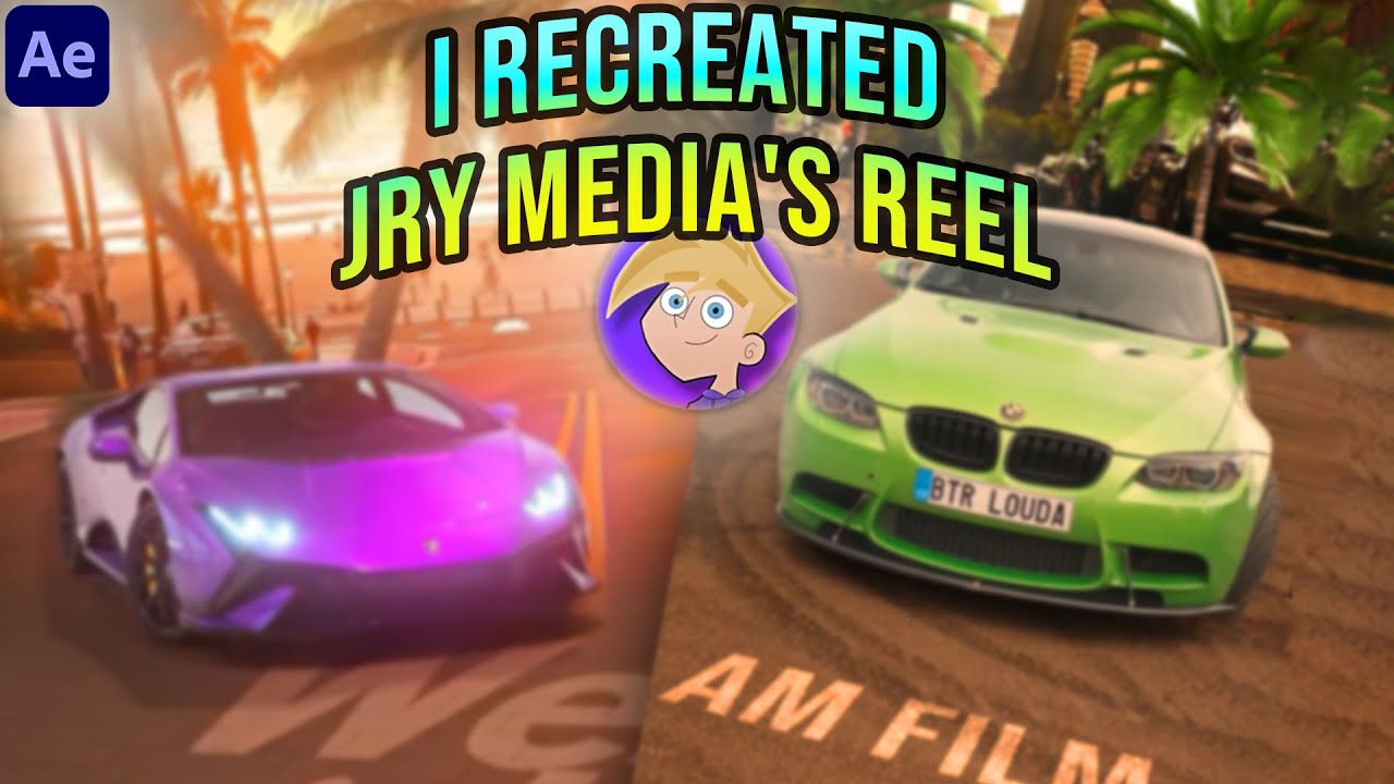 Я воссоздал ролик Jry Media в After Effects