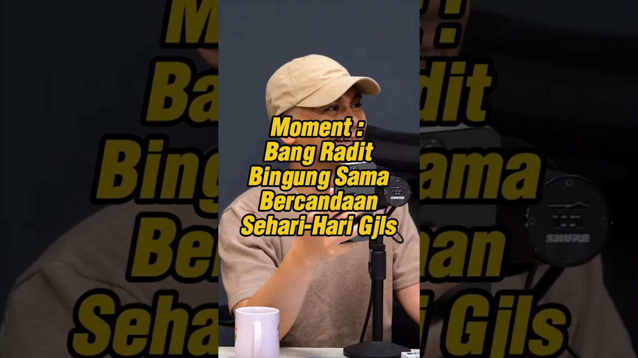 Bang Radit mencoba mencerna becandaan dari Dewa komedi #radityadika  #gjls #rispo #rigen #hifdzi