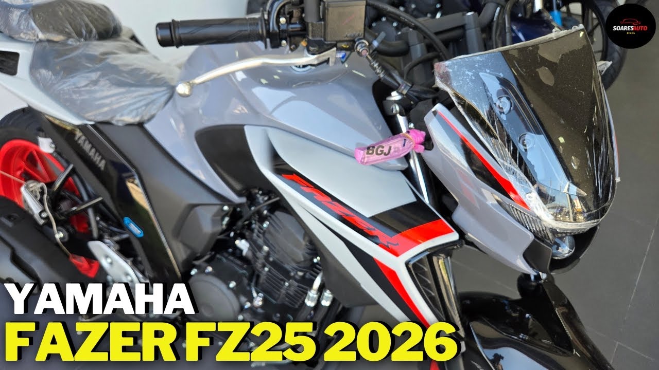 Fazer FZ25 2026: A Yamaha Surpreendeu! Veja as Novidades
