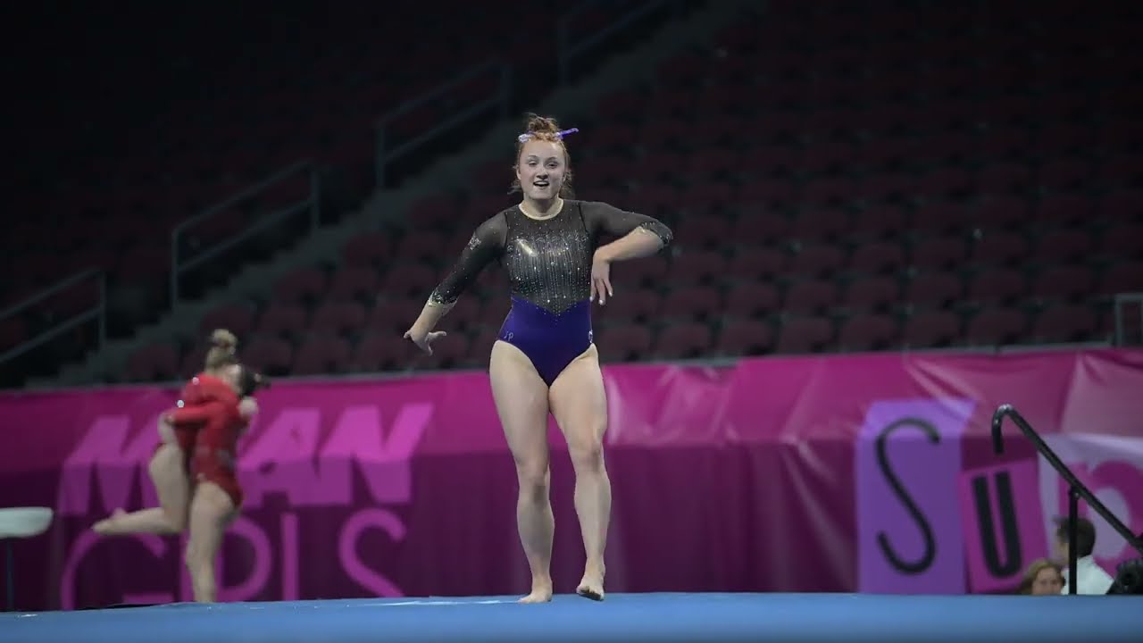 Caitlin McWilliams (Washington) - Floor Exercise - 2024 Mean Girls Super 16 (Session 1)
