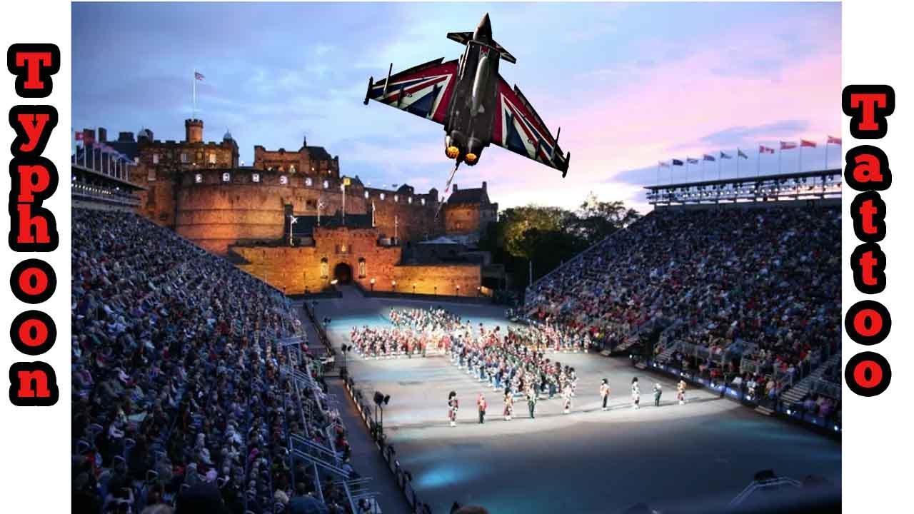 Edinburgh Military Tattoo - 1st Typhoon Flypast 2025