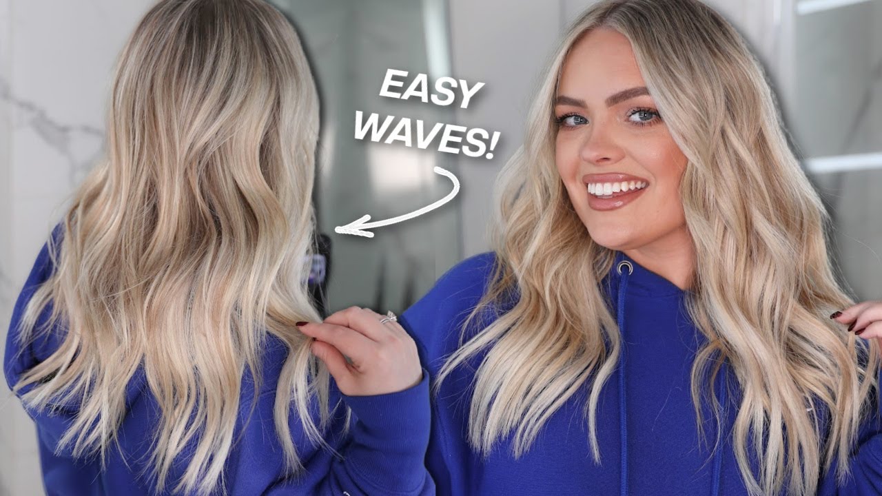 HOW TO EASY EVERYDAY BEACH WAVES HAIR STYLE TUTORIAL - Hacks, Tips & Tricks for Beginners!