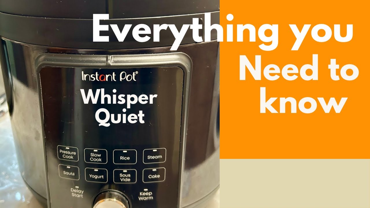 Unboxing and how to use an Instant Pot Whisper Quiet for Beginners!