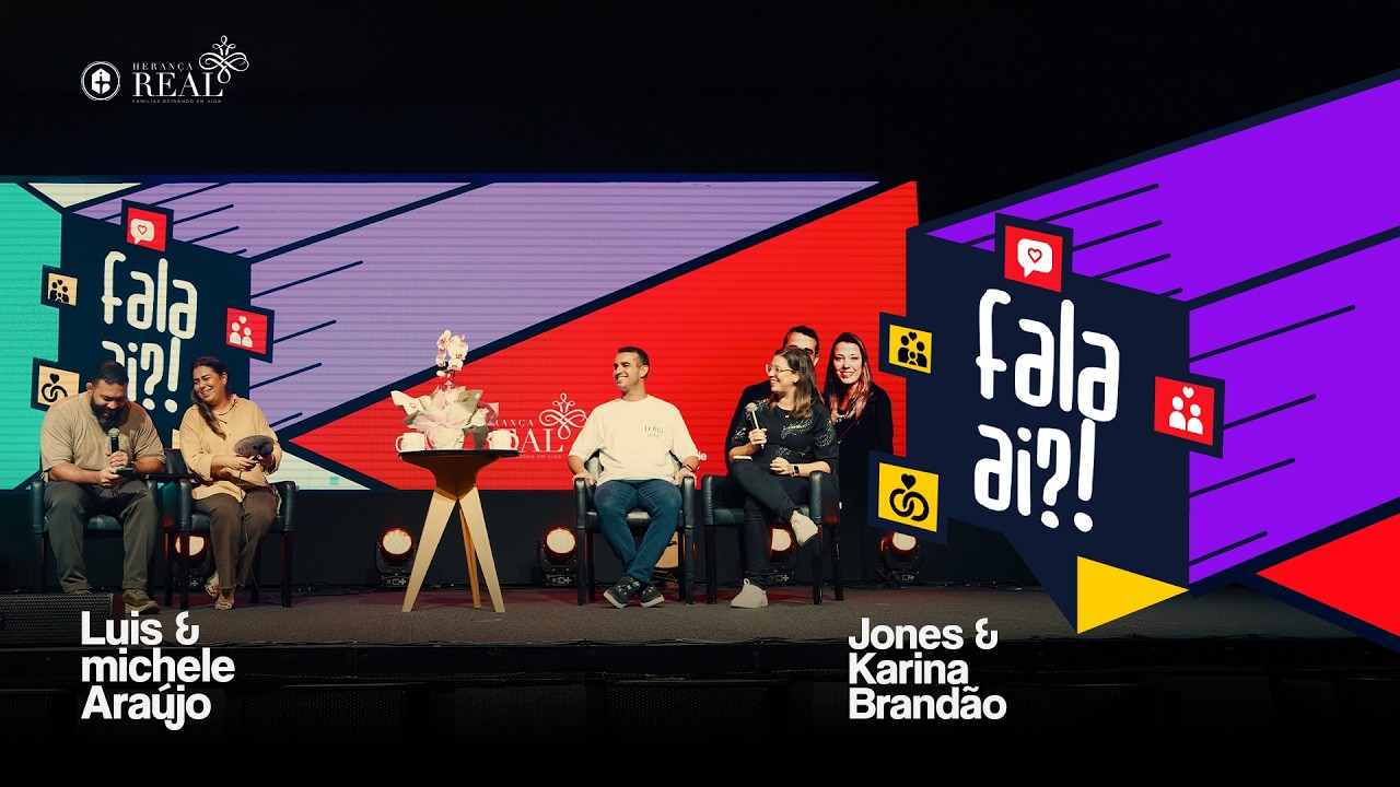 FALA AI? || Herança Real ||Talk com Jones e Karina Brandão,Pr luiz e Michelle Araujo||09/02/2026 20H