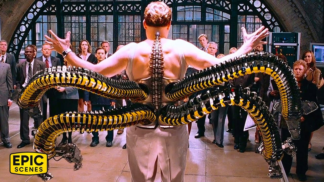 Dr Octavius Loses Control Of His Inventions - Spider Man 2