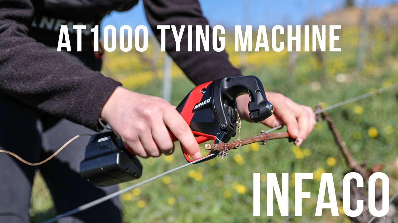 Best electric tying machine for vineyards & orchards? Try the AT1000!