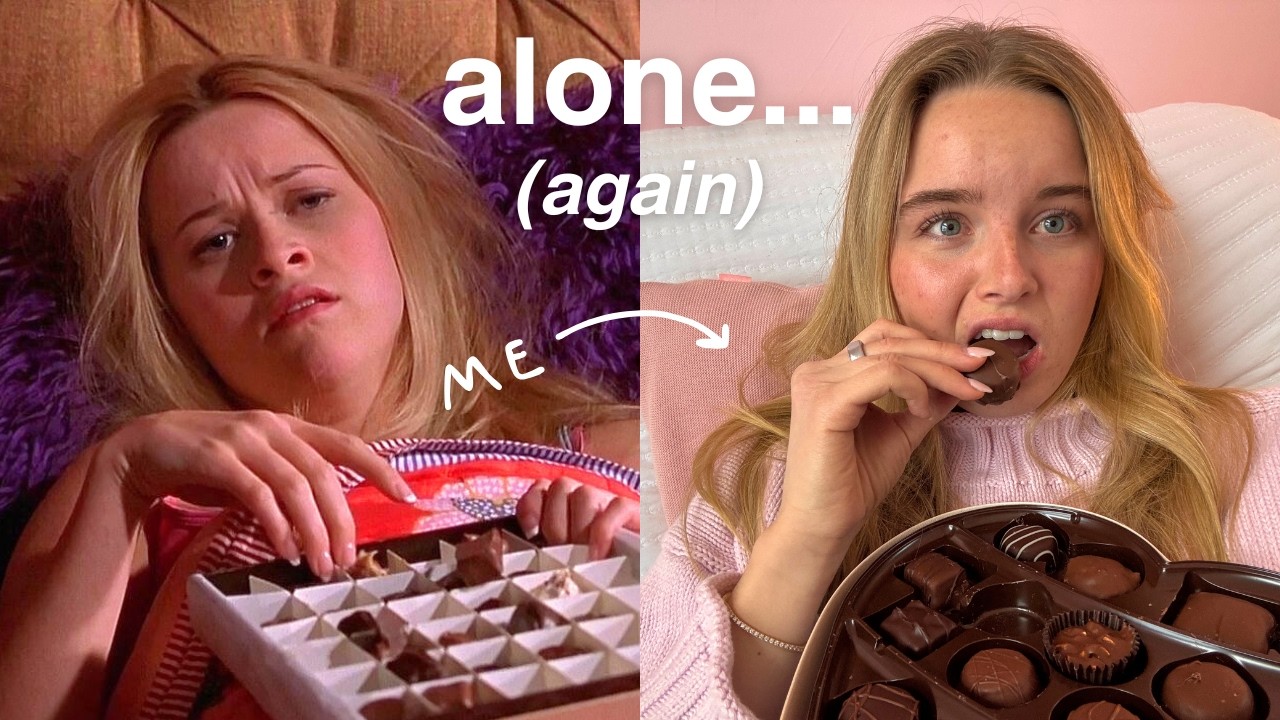 spending valentines day alone... *solo date vlog*