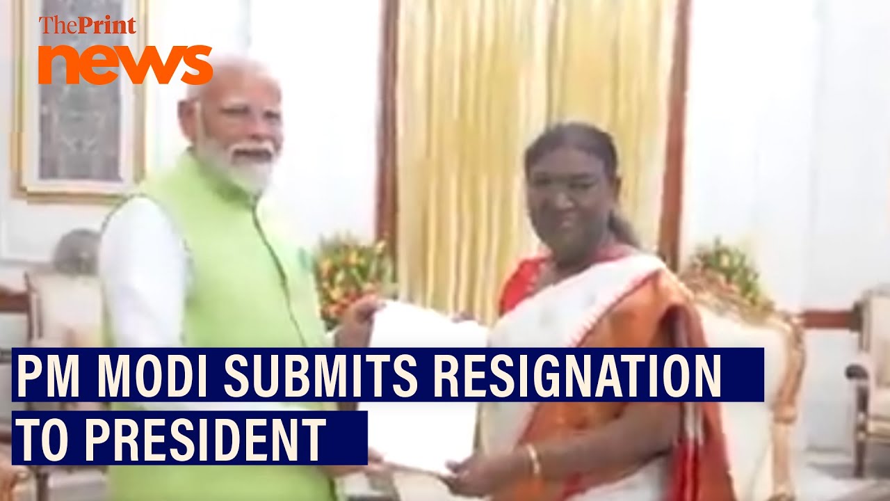 PM Modi submits resignation to President Murmu, likely to take oath for 3rd term on 8 June