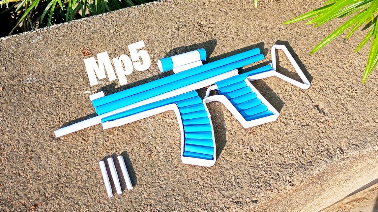 How to make Paper Mp5 | How to make paper gun