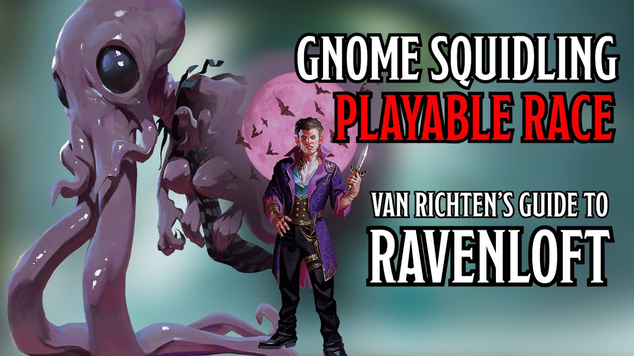 Gnome Squidlings Playable Race | Van Richten's Guide to Ravenloft | D&D