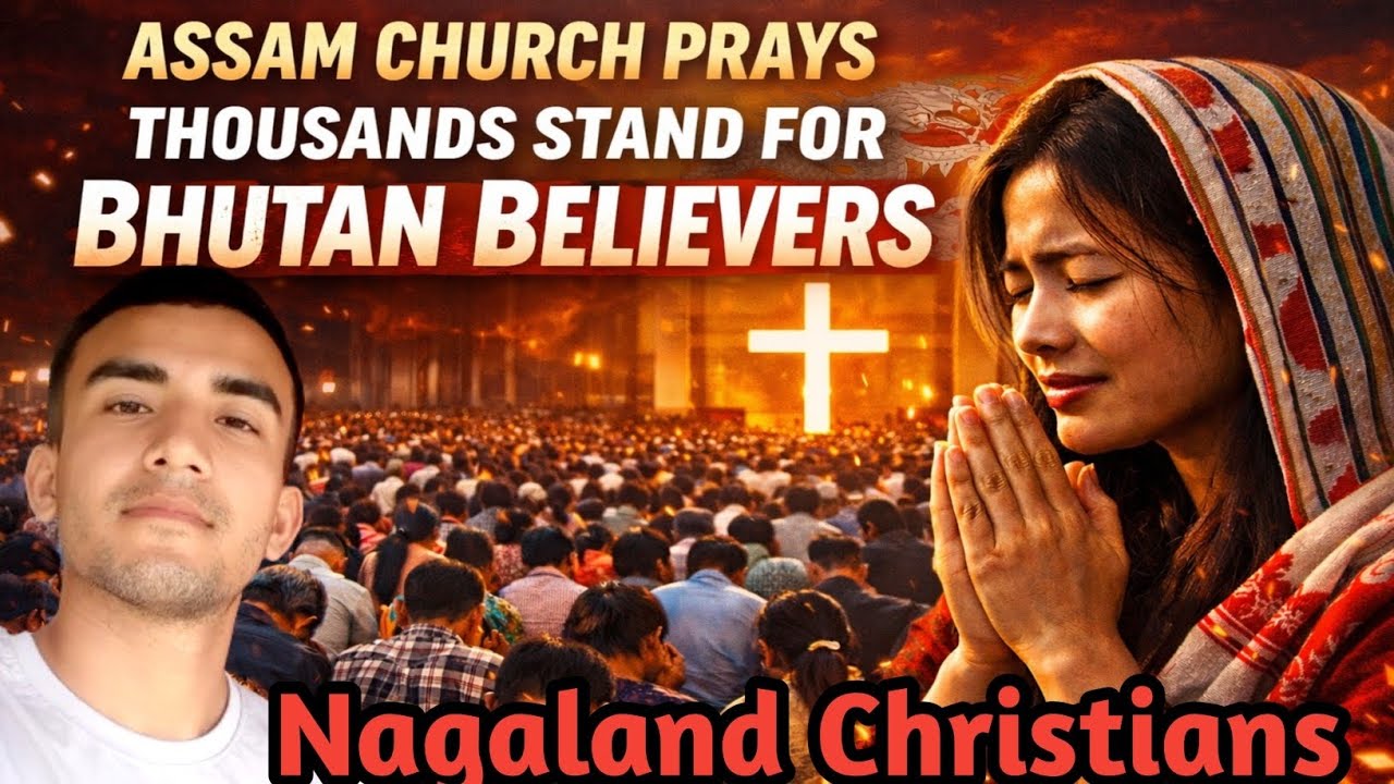 Thousands gathered in Assam Praying For Bhutan Believers 😭#nagaland #nagamese 