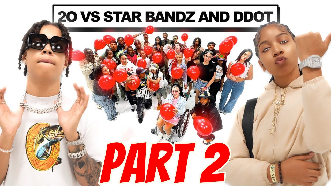 20 PEOPLE VS 2 RAPPERS: STAR BANDZ & SUGARHILL DDOT
