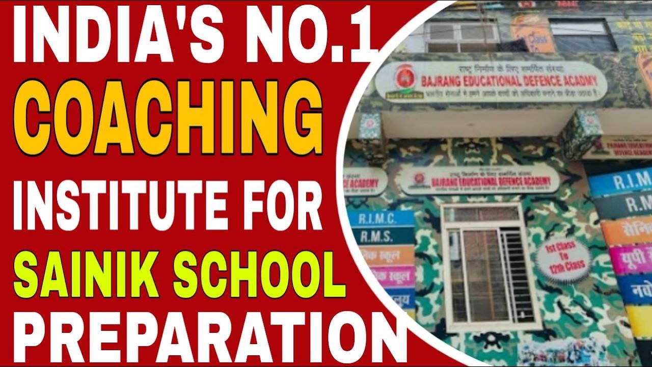 India's No1 Academy For  SAINIK SCHOOL Preparation || Best Coaching Institute For Sainik School