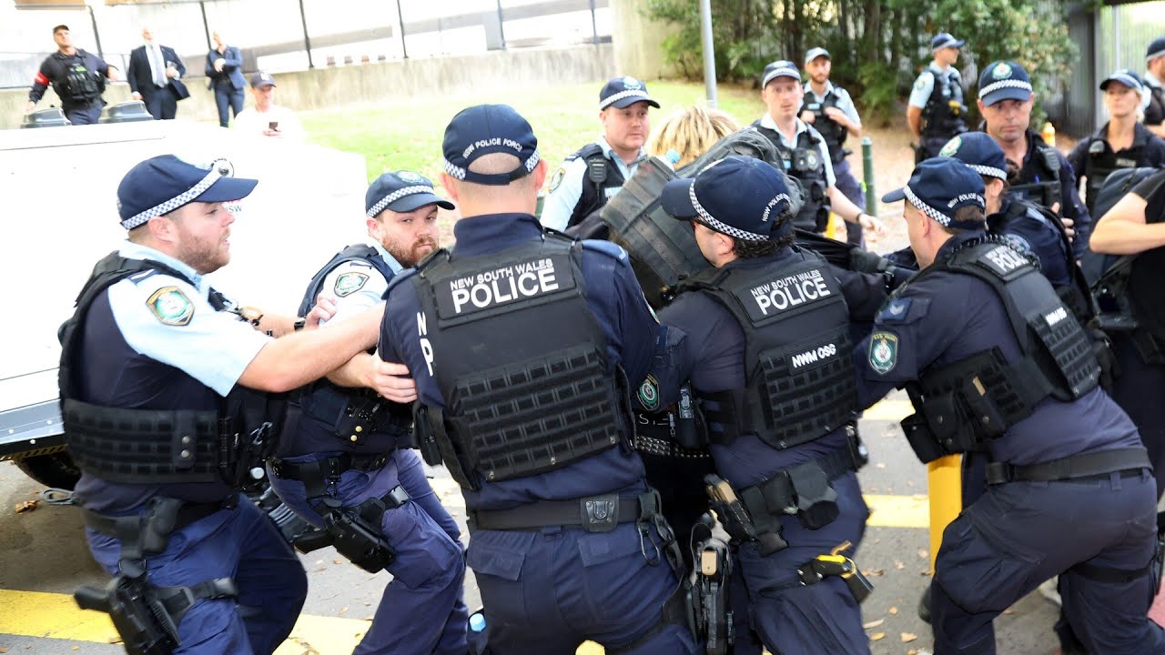 ‘Good on them’: Tony Abbott voices his support for police powers at Monday’s protests