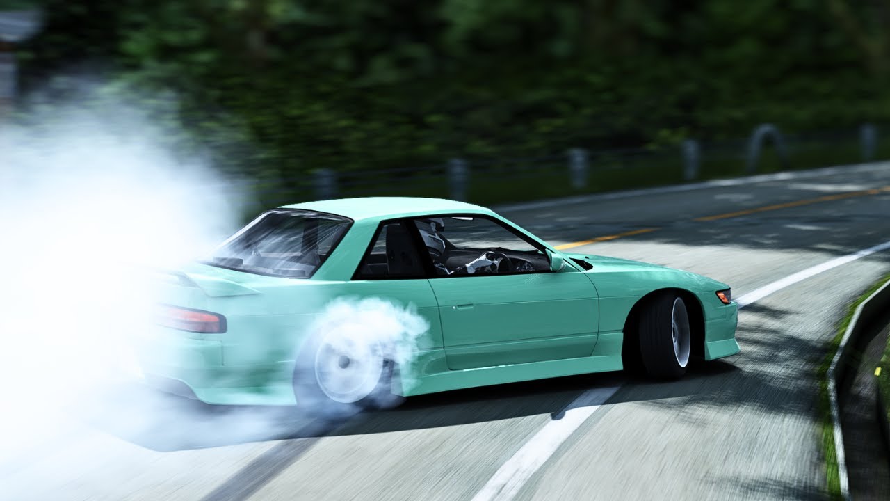 Drifting WDT Street Nissan Silvia S13 | 4K l Assetto Corsa | Steering Wheel Gameplay