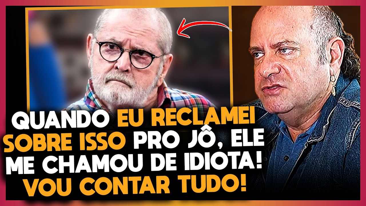 EU PEDI DEMISSÃO DO PROGRAMA DO JÔ SOARES E ELE ME CHAMOU DE IDIOTA - DERICO SCIOTTI