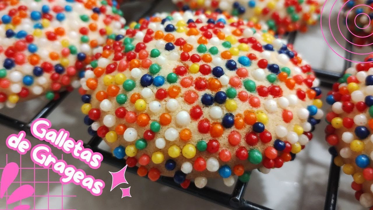 Receta día 1 /  GALLETAS DE GRAGEAS  / Semana de las Galletas