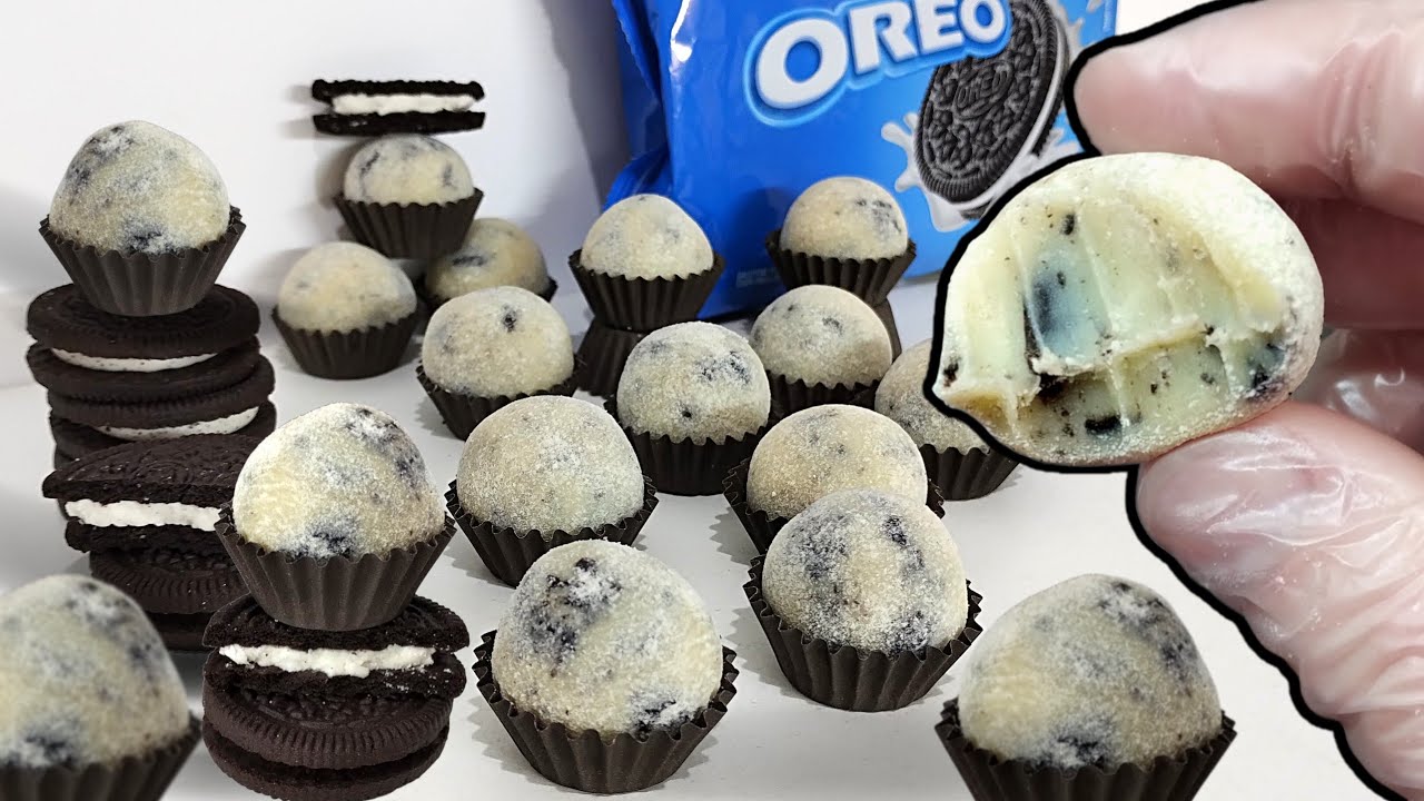 Bocaditos Para Mesa Dulce: Brigadeiros de Oreo Gourmet Sil Cakes - Brigadeiro de OREO Bombón de Oreo