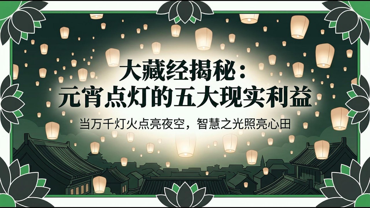 元宵点灯的终极意义