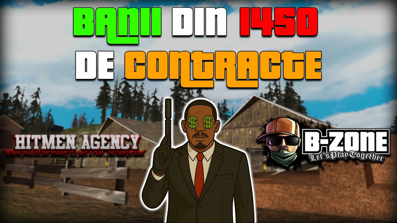 CATI BANI AM CASTIGAT DIN 1450 DE CONTRACTE IN HITMEN AGENCY? | SA-MP #431