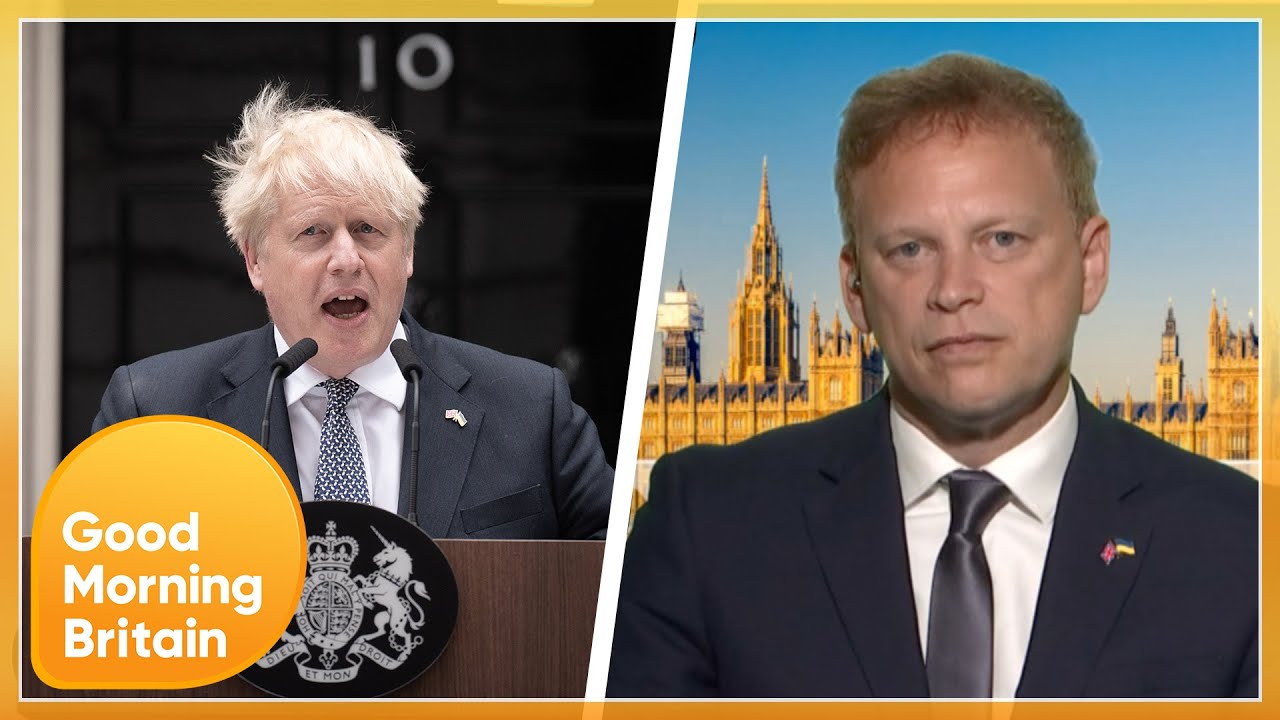 Grant Shapps Quizzed On Whether He Regrets Defending Boris Johnson During His Time As PM | GMB
