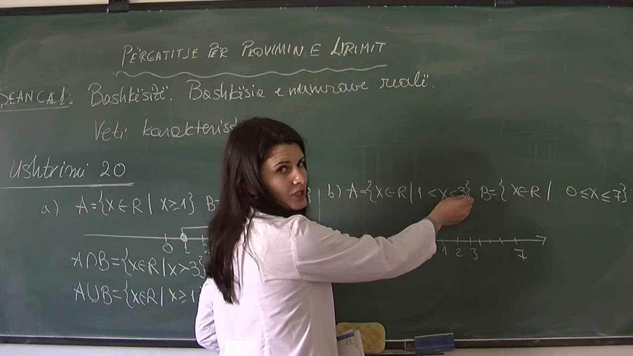 Matematikë - Përgatitje për Provimin e Lirimit, Bashkësitë. Bashkësia e Numrave Realë, Ushtrimi 20