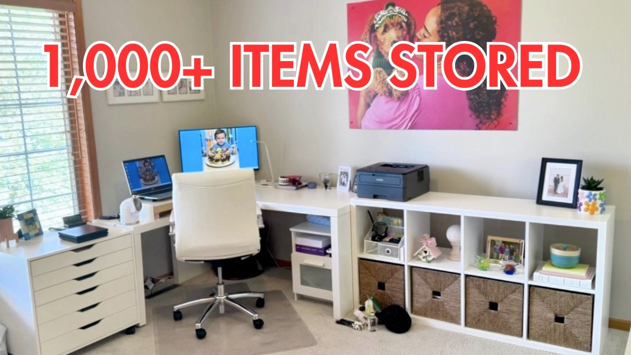 How I Organize My eBay/Poshmark Reselling Office: Home Storage Tour