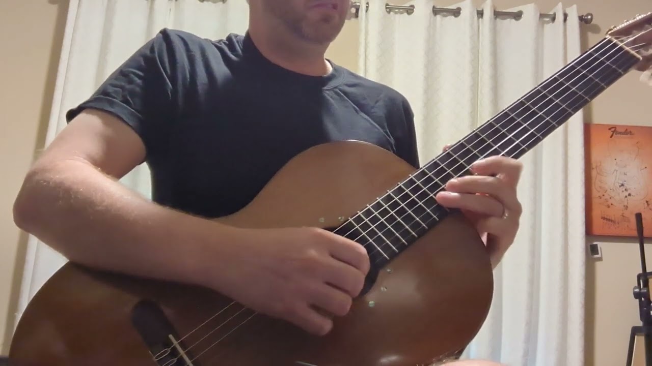 Giant Steps on a Classical Guitar