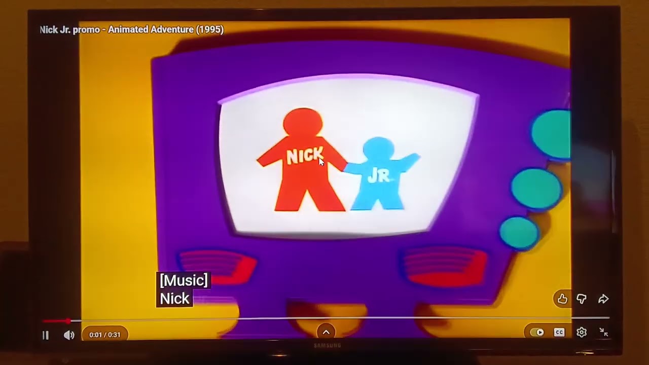 Nick Jr. Promo - Animated Adventures (1995!)