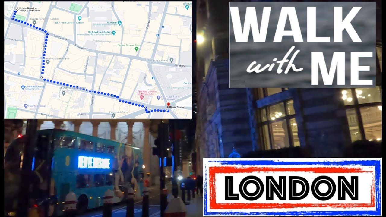 Walk with me from Lloyds Banking Group Gresham St to Bank Station || LONDON || 🇬🇧 4k HDR ||