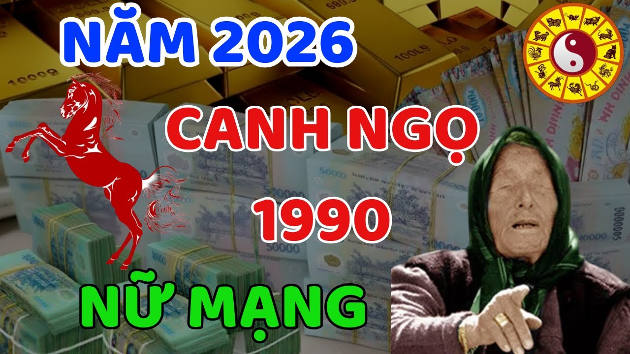 Nữ mạng : Tử vi tuổi CANH NGỌ 1990 năm 2026 phải biết chớp thời cơ để giữ Lộc Lớn