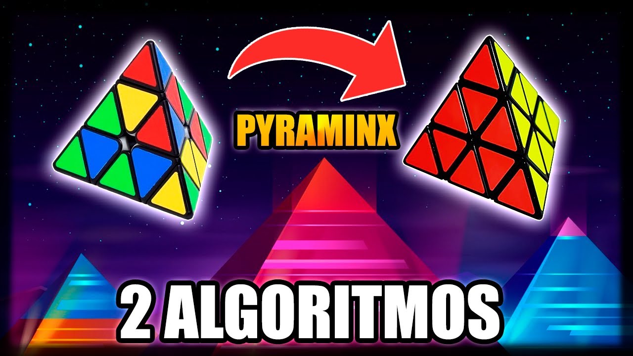 TUTORIAL PYRAMINX con solo 2 ALGORITMOS  / Principiantes /  MUY FÁCIL