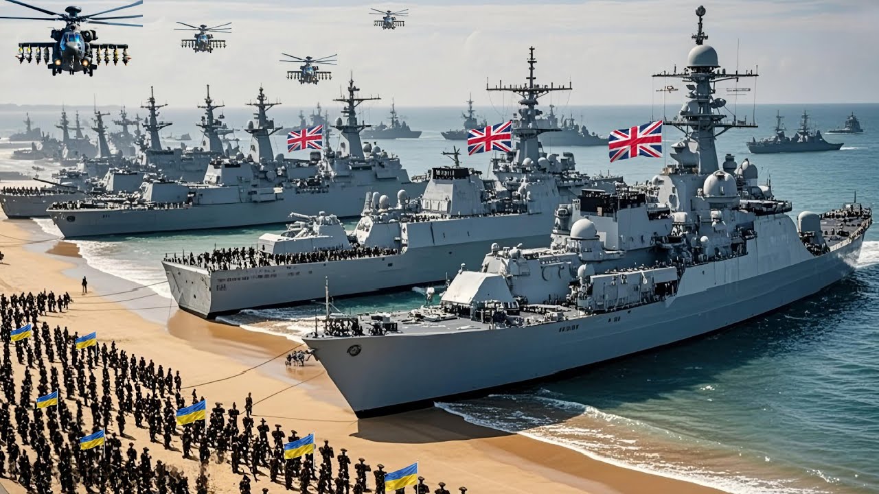 12 британских военных кораблей и тысячи украинских наёмников подверглись нападению со стороны России