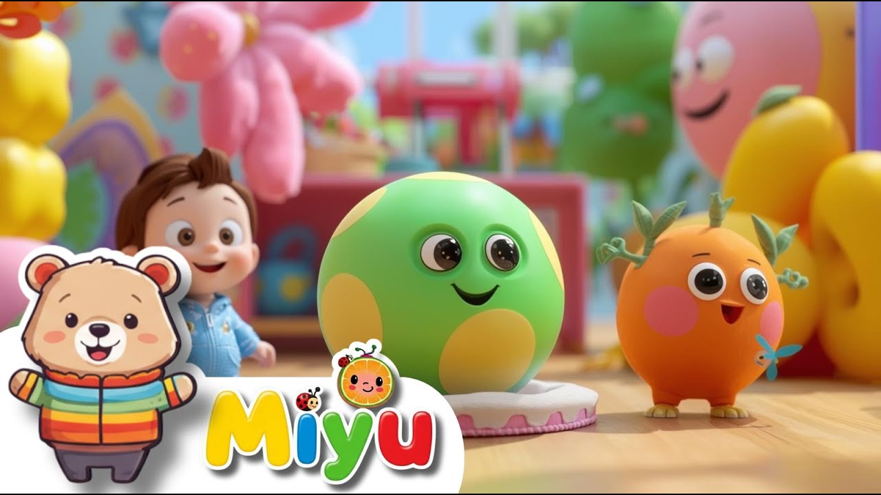 🌈🎶 La Canzone dei Colori + Il Colore Verde + Contare le Dita! Divertimento Educativo | Miyu 🎵